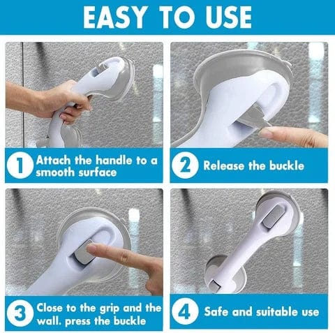 Handgreep met zuignappen voor douche en bad