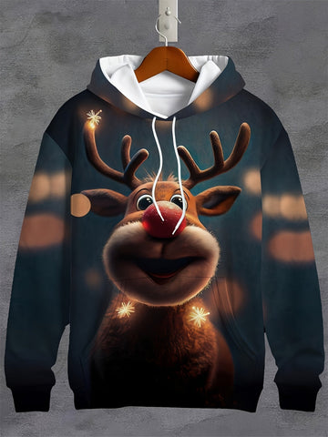 Rudolph Hoodie – Vrolijk en comfortabel voor de Feestdagen