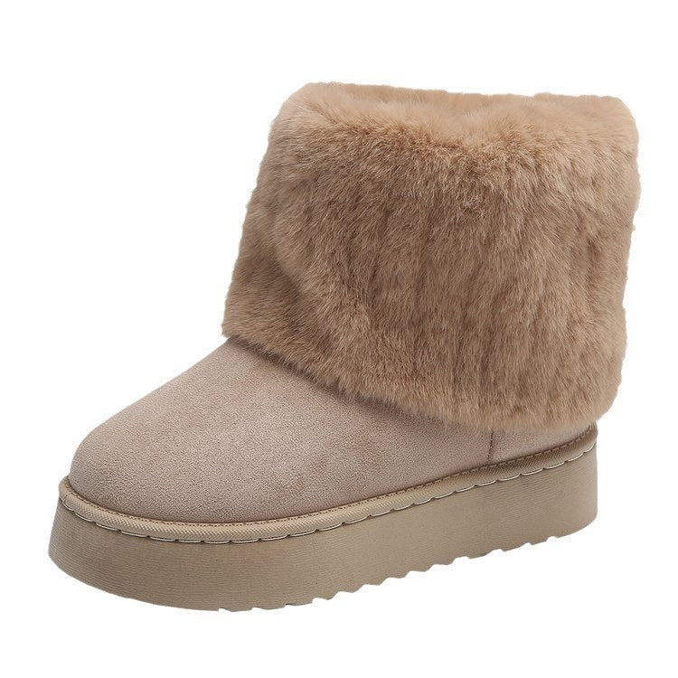 Calf snowboots voor dames – winterproof