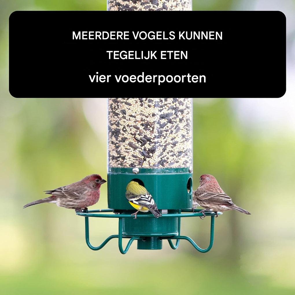 Slimme eekhoornbestendige voederbak