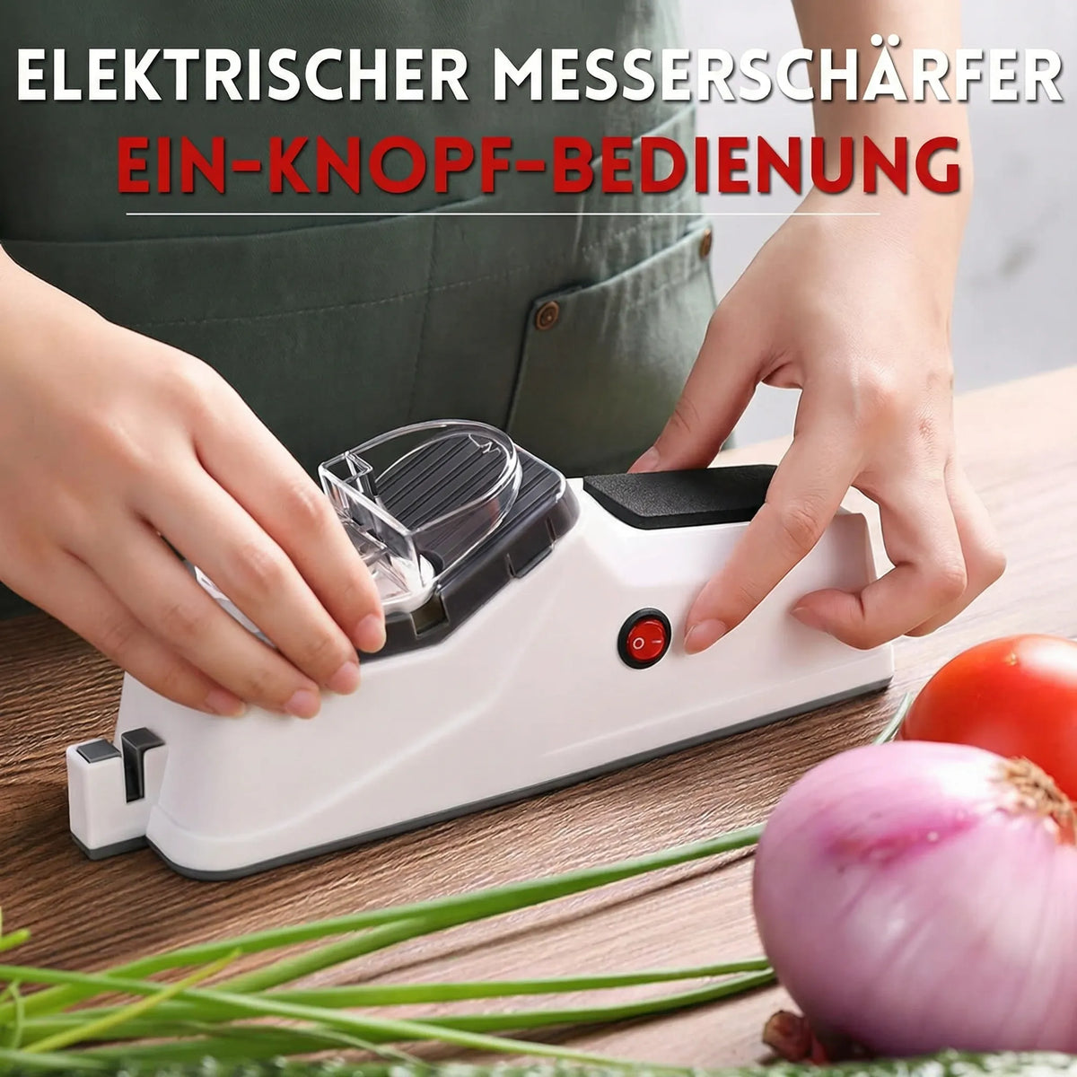 Elektrische Messenslijper | Eenvoudig Messen Slijpen | Apparaat voor het Slijpen van Messen | Schärfix