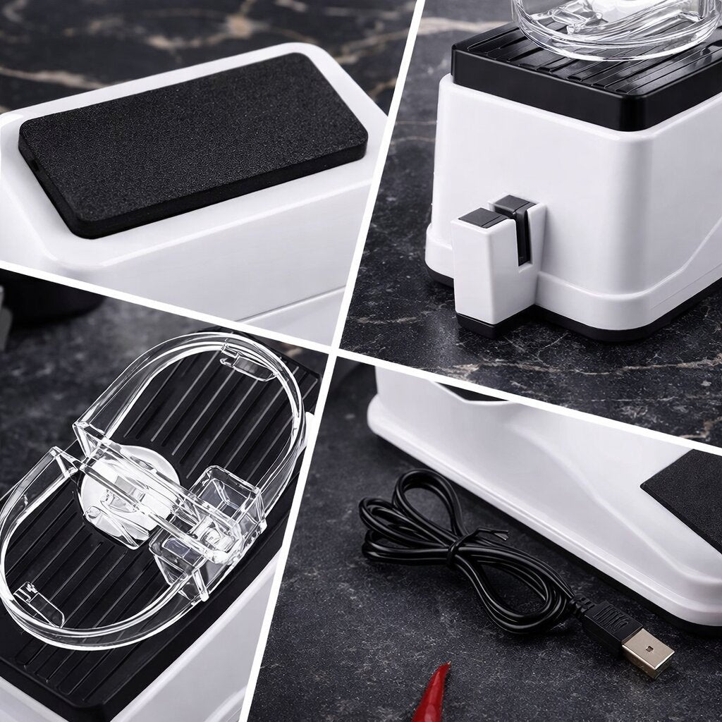 Elektrische Messenslijper | Eenvoudig Messen Slijpen | Apparaat voor het Slijpen van Messen | Schärfix