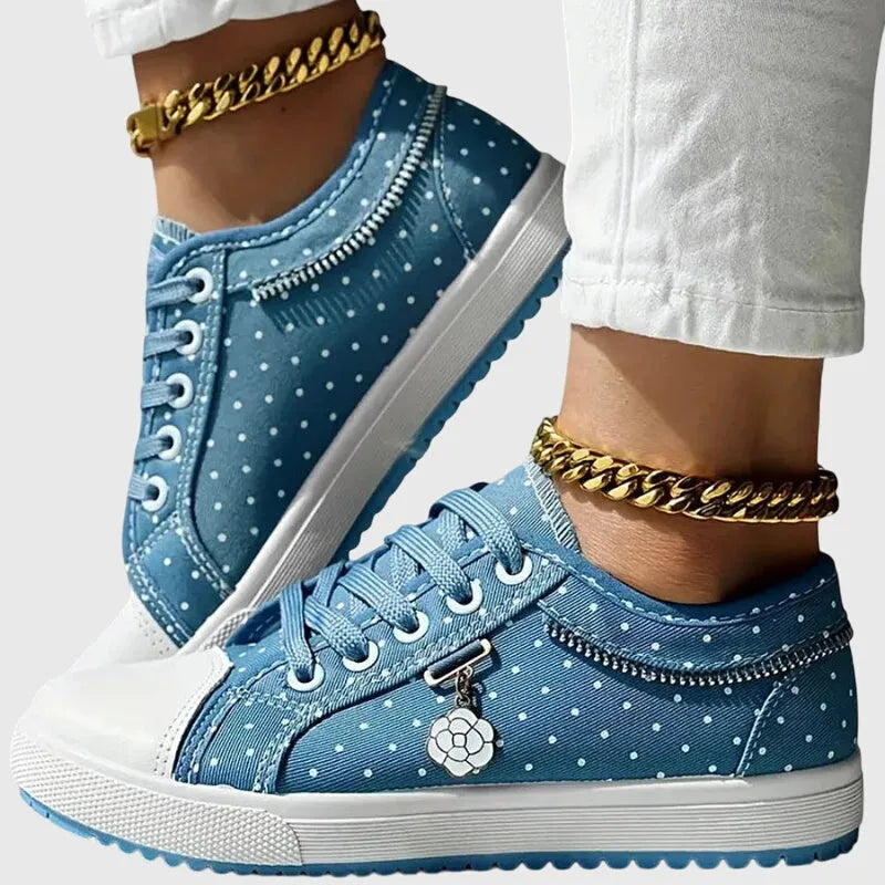 Elena plateausneakers met veters voor dames