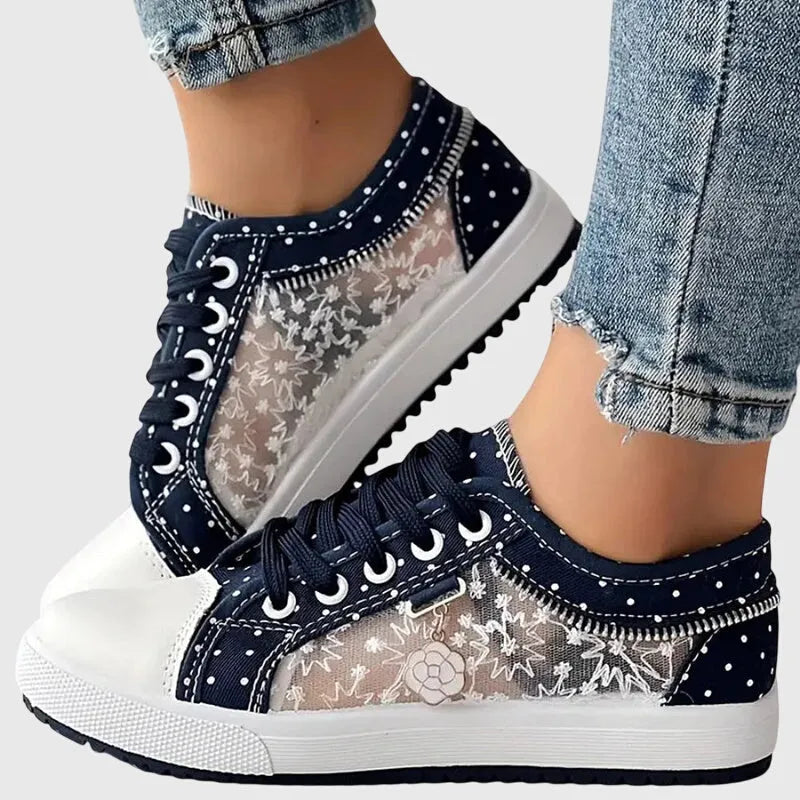 Elena plateausneakers met veters voor dames