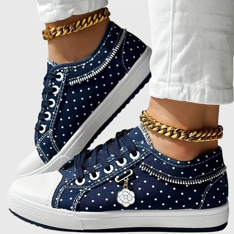 Elena plateausneakers met veters voor dames