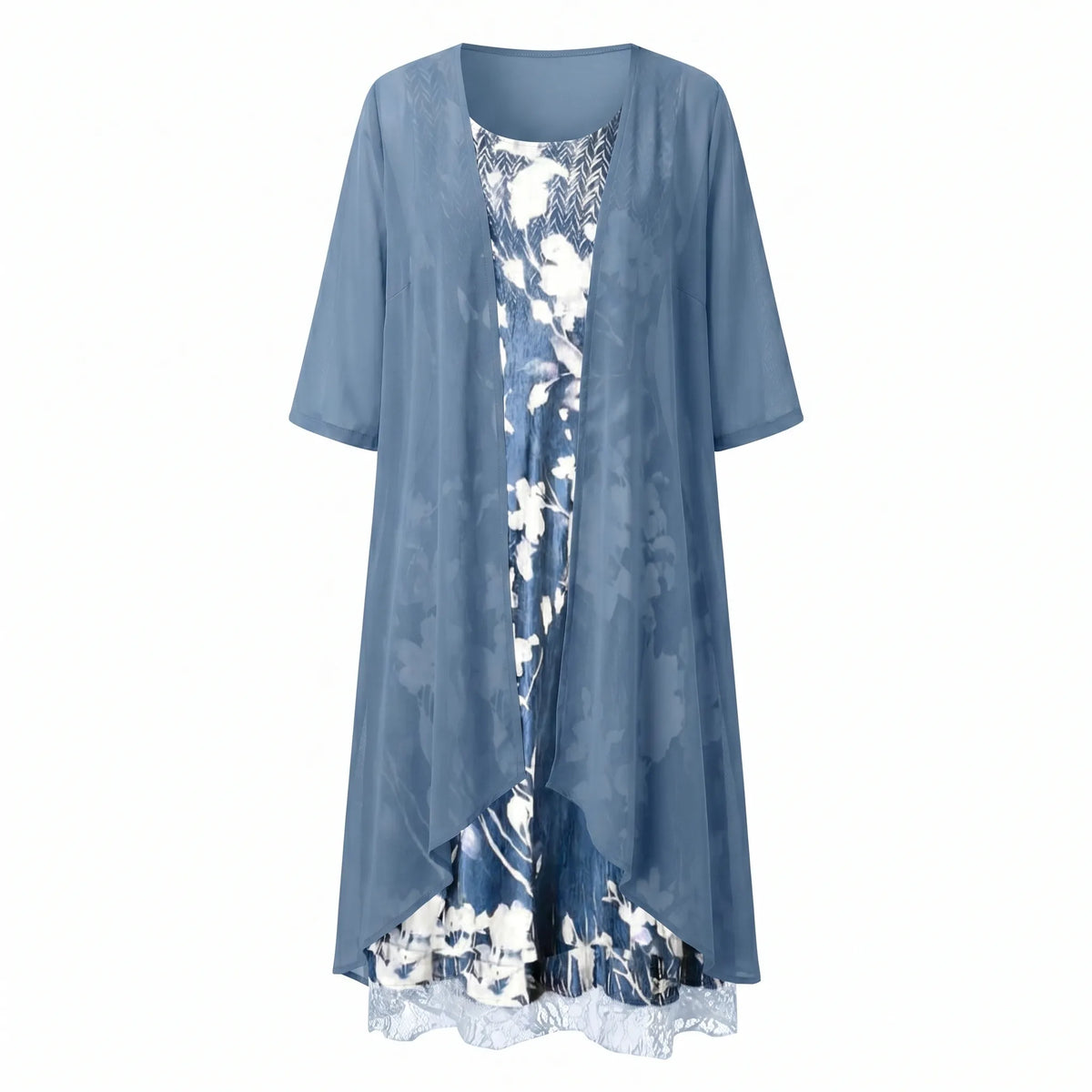 Eloïse midijurk voor dames met bloemenprint