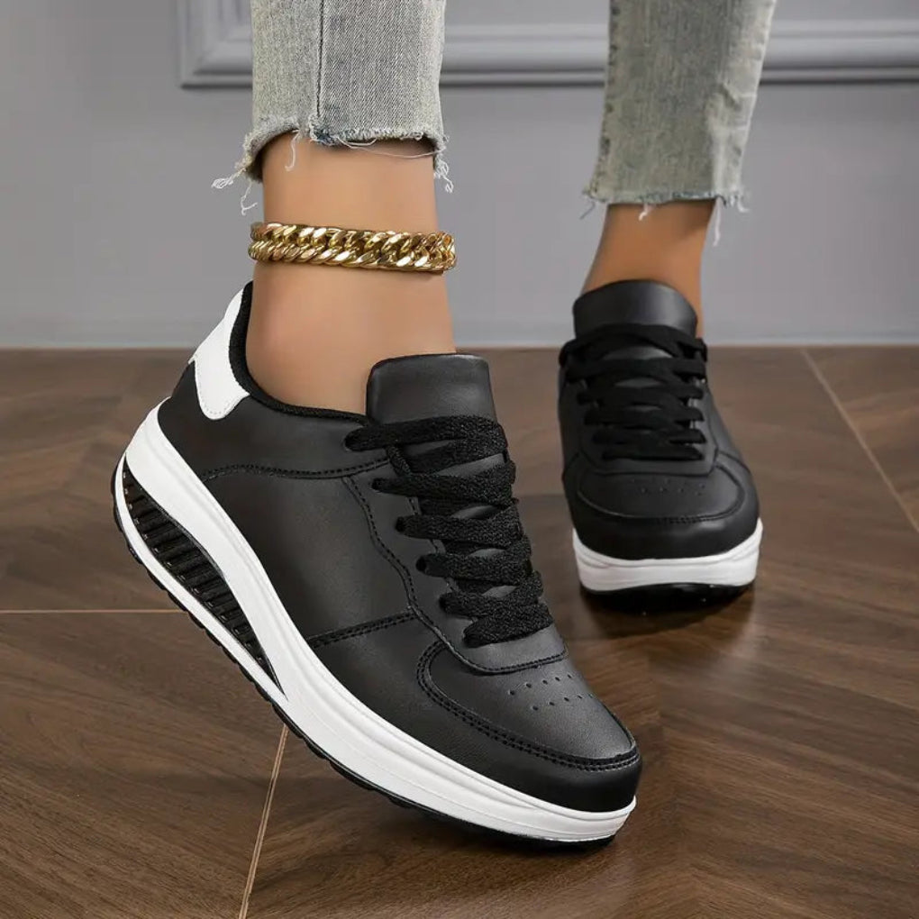 PU-leren plateauschoenen voor dames