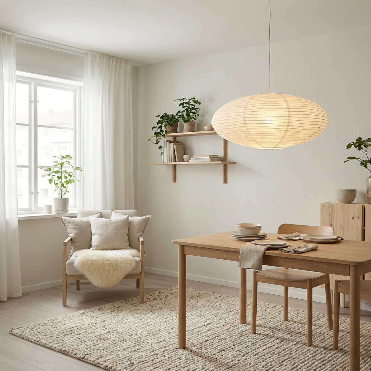 Wabi hanglamp van papier