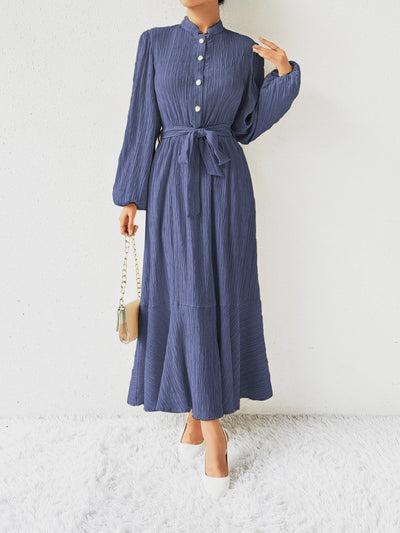 Stijlvolle Boho Maxi Jurk Met lange Mouwen