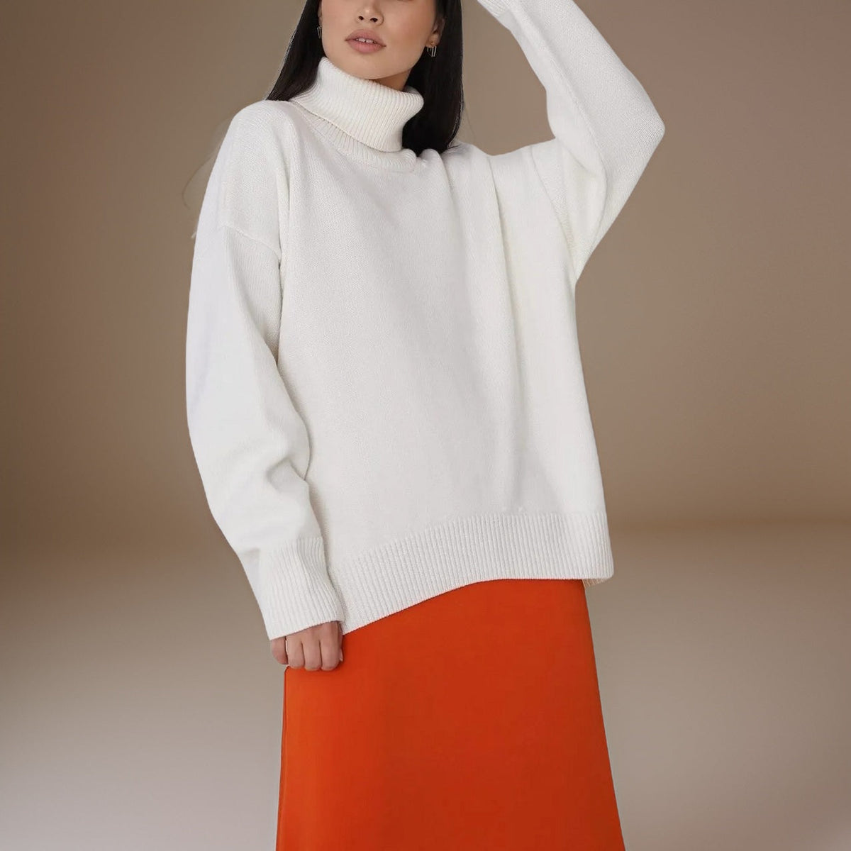 Oversized coltrui voor de winter voor dames