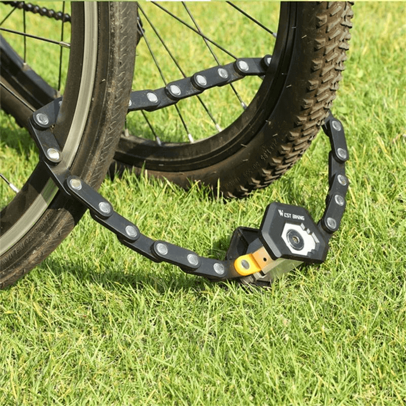 Opvouwbaar fietsslot van gehard staal, 78 cm