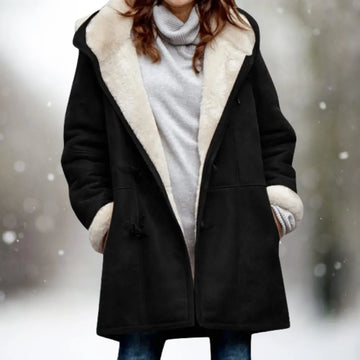 Frederica lange sherpa winterjas voor dames