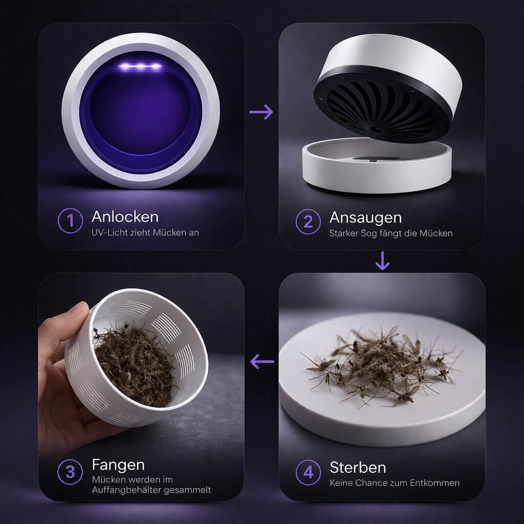 Insectenval met UV-lamp voor binnen en buiten