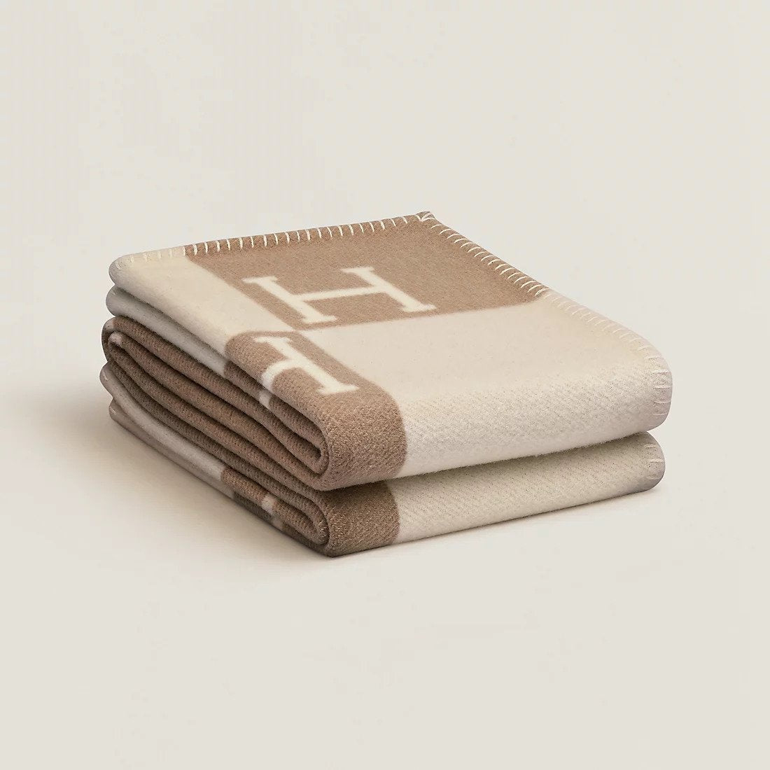 Premium Kasjmier en Wollen Plaid | Zacht en Luxueus | Goud