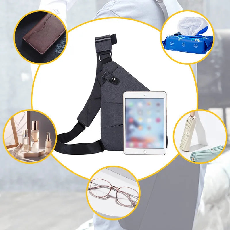 Gianna antidiefstal-crossbodytas voor dames