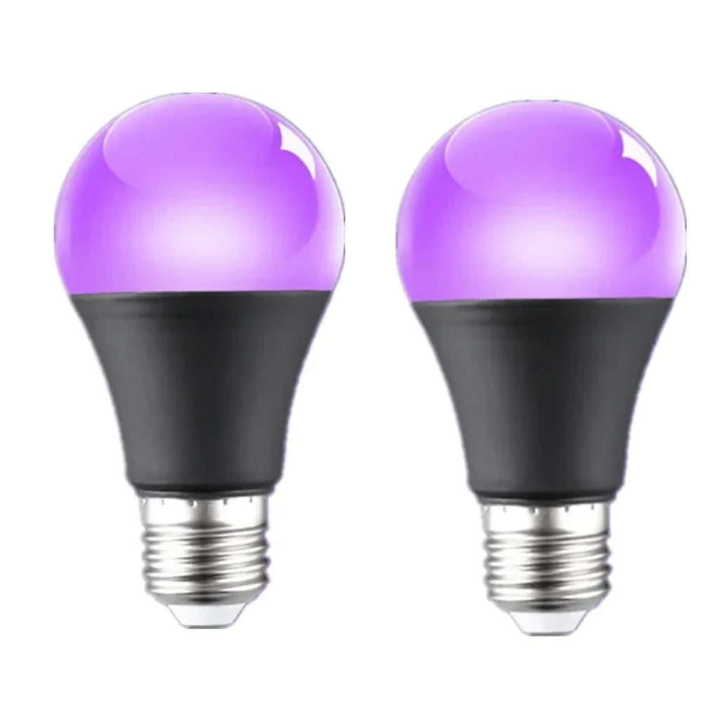 Halloween blacklightlamp, led, uv-gloedeffect A19 voor feestdecoratie en spookhuis E26