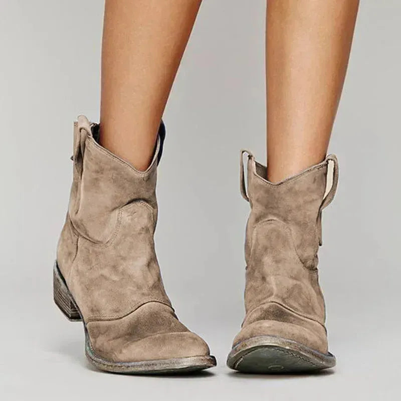 Hanne damescowboylaarzen met blokhak