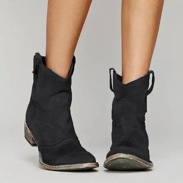 Hanne damescowboylaarzen met blokhak