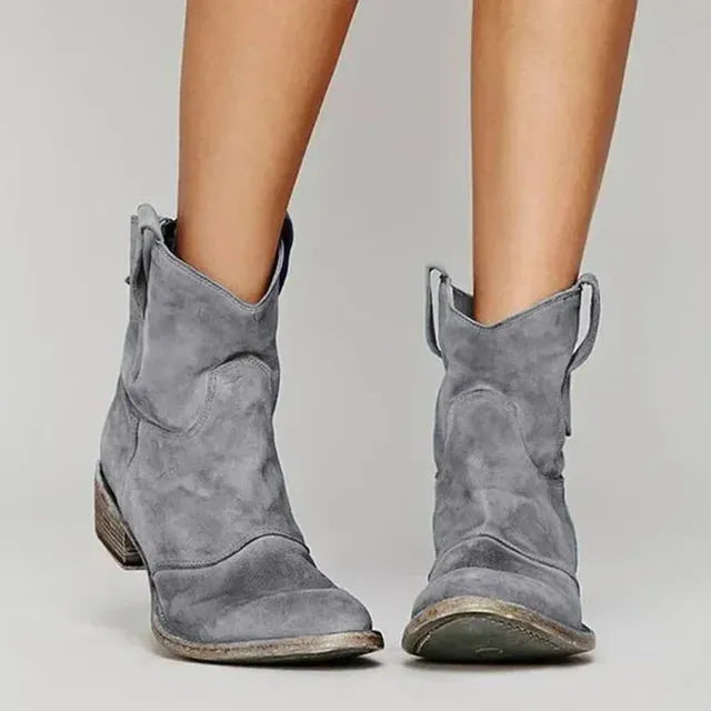 Hanne damescowboylaarzen met blokhak