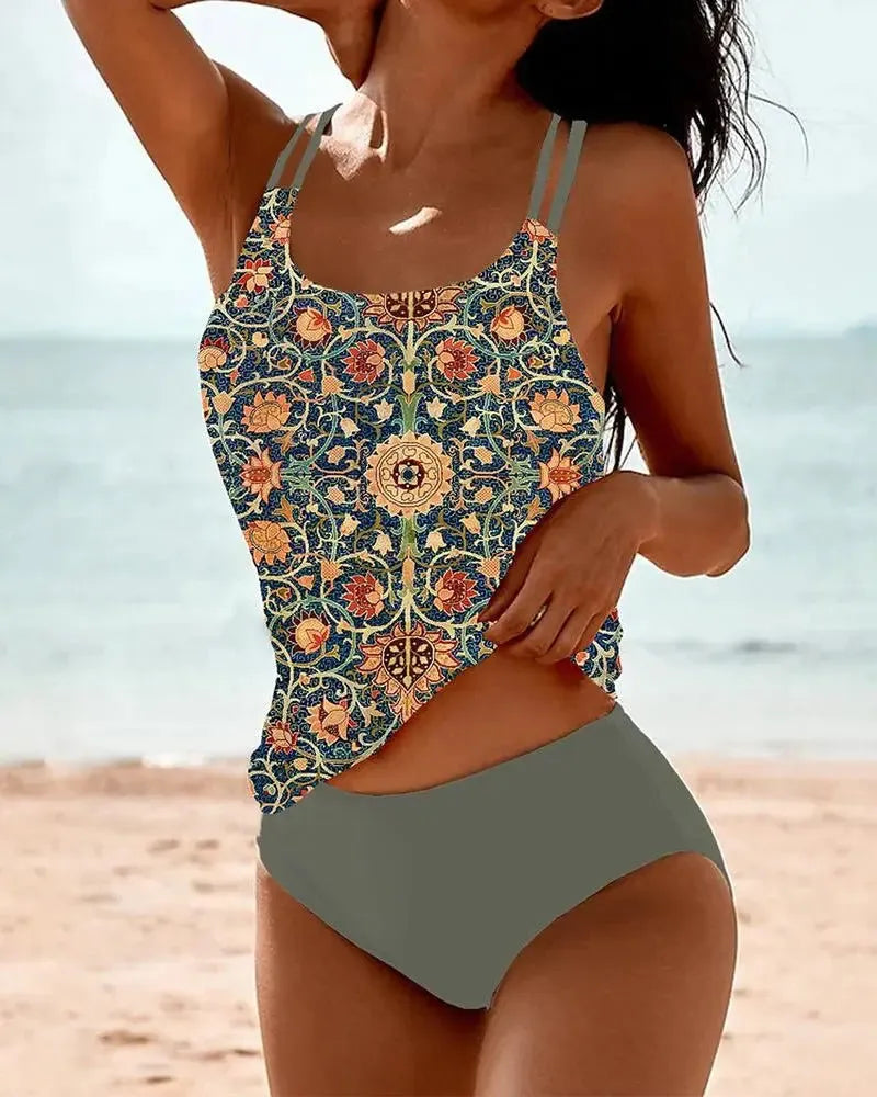 Helena tankini met print voor dames