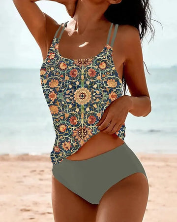 Helena tankini met print voor dames