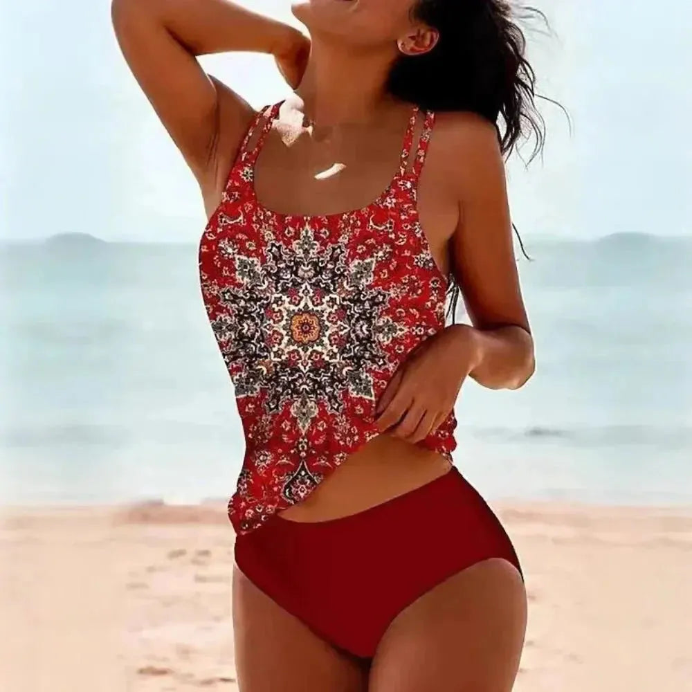 Helena tankini met print voor dames