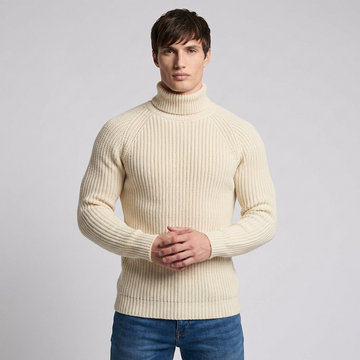 Heren Gebreide Turtleneck Wintertrui