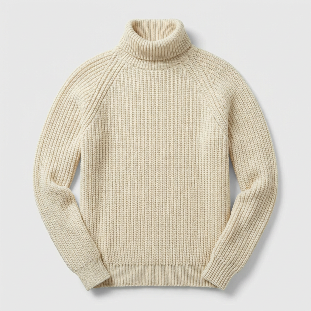 Heren Gebreide Turtleneck Wintertrui