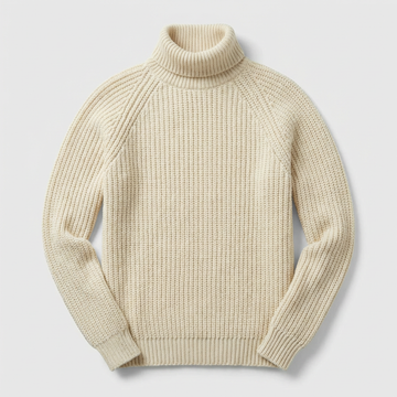 Heren Gebreide Turtleneck Wintertrui