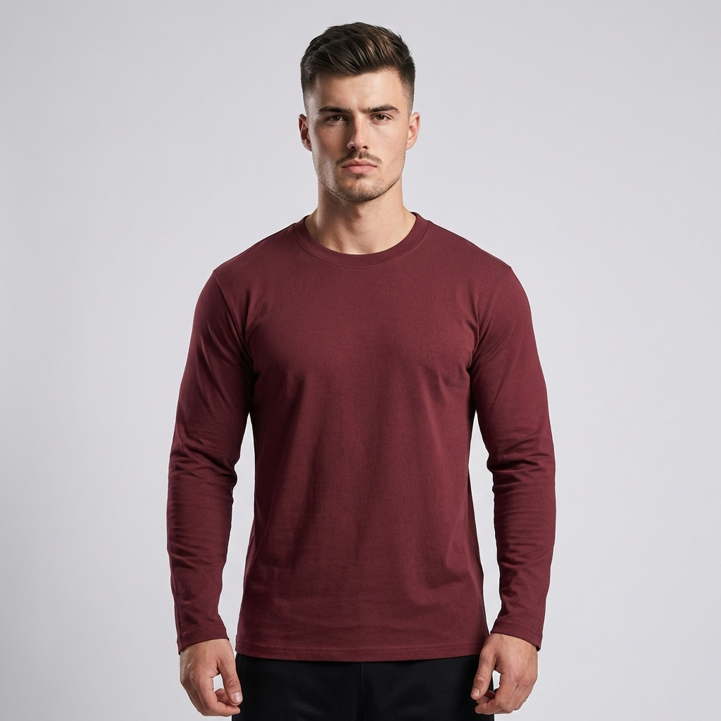 Heren lange Mouwen T-Shirt