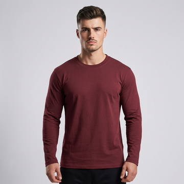 Heren lange Mouwen T-Shirt
