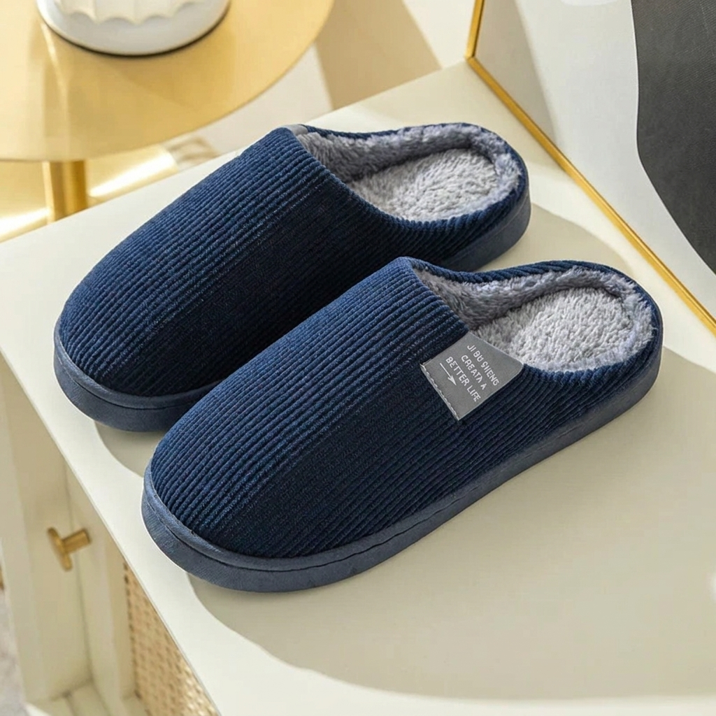 SunStride – warme pluchen winterpantoffels