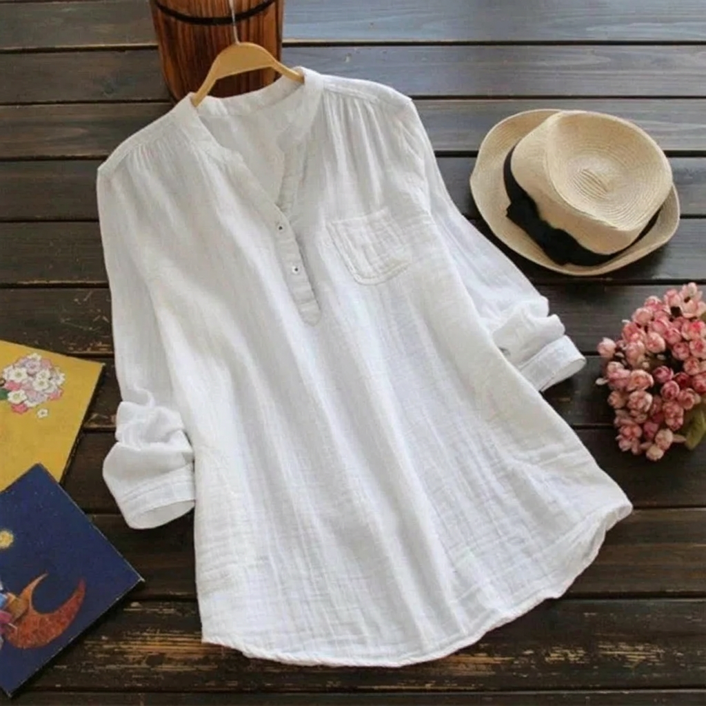 Chique Casual Tuniek met Linnen Look