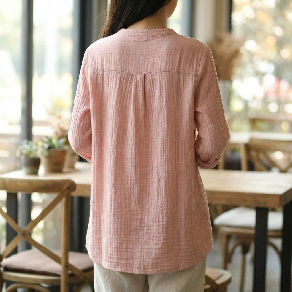 Chique Casual Tuniek met Linnen Look