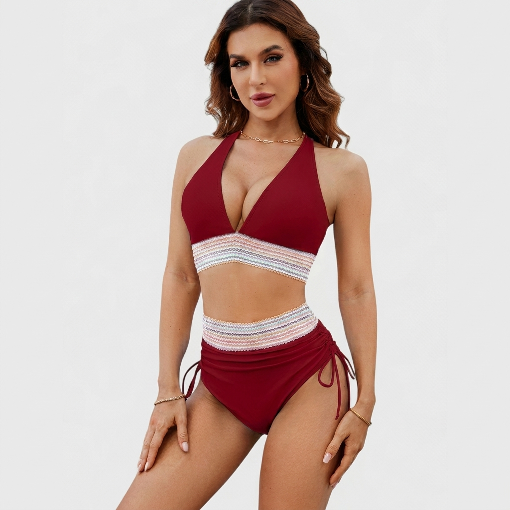 Dames bikiniset met hoge taille