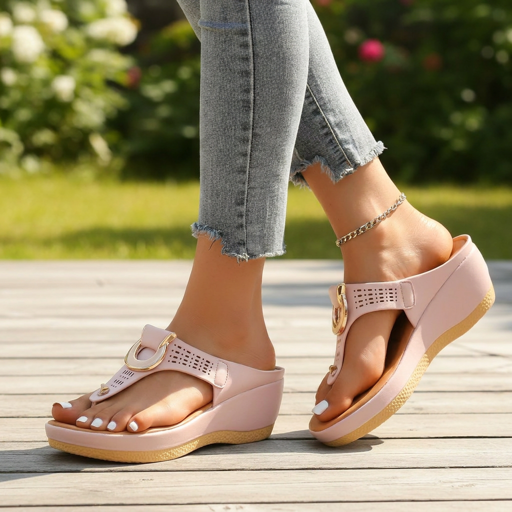 Orthopedische damessandalen voor de zomer
