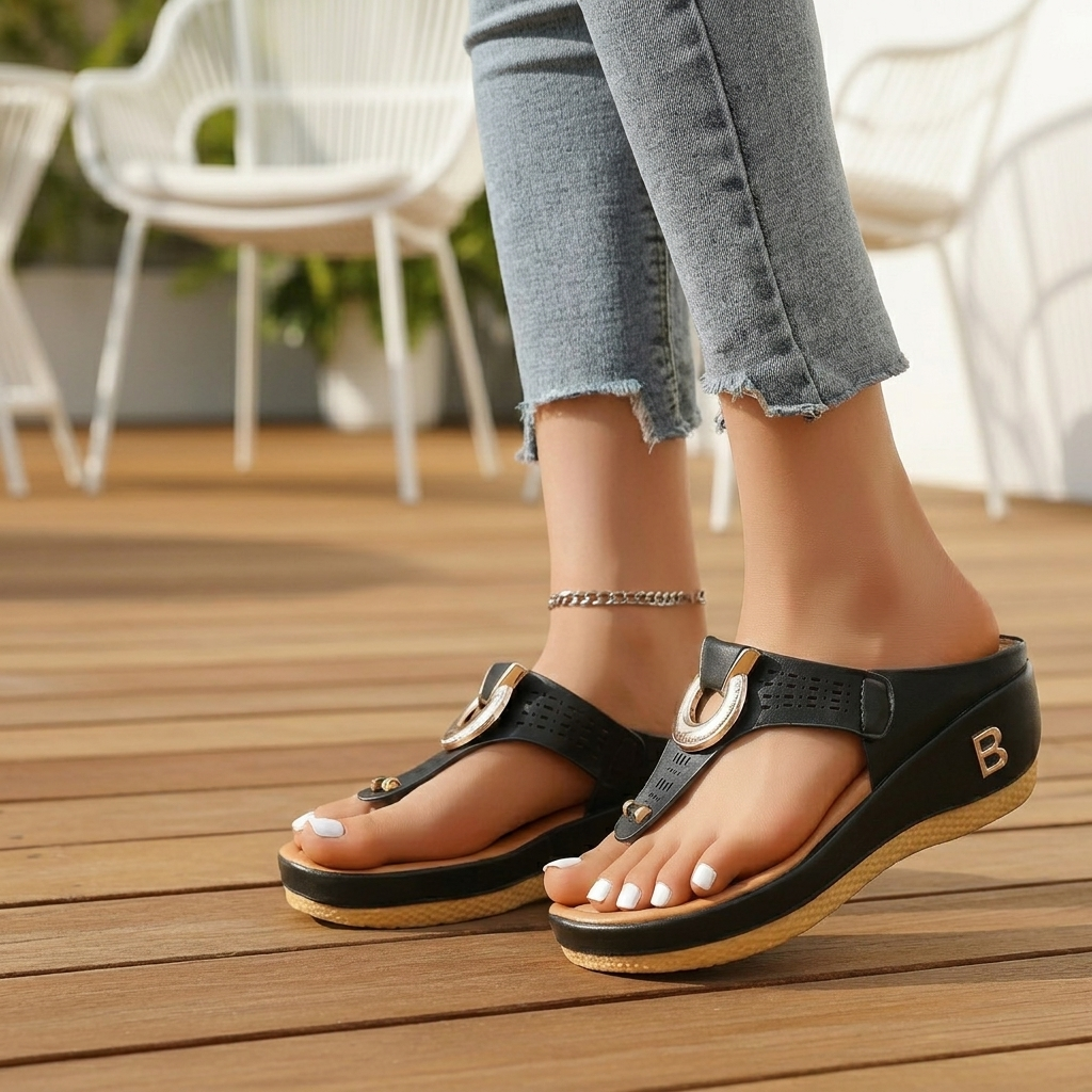Orthopedische damessandalen voor de zomer