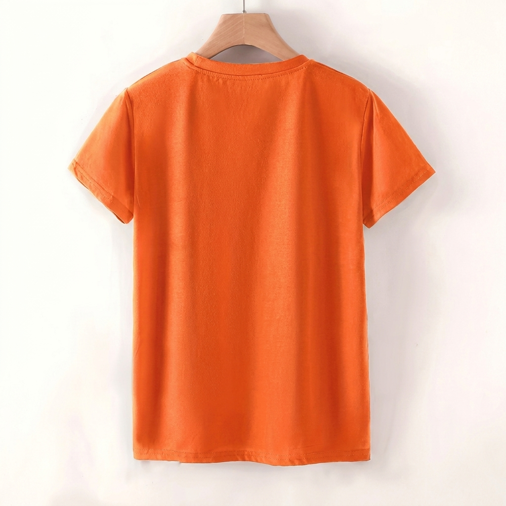 Unisex oranje fan T-shirt