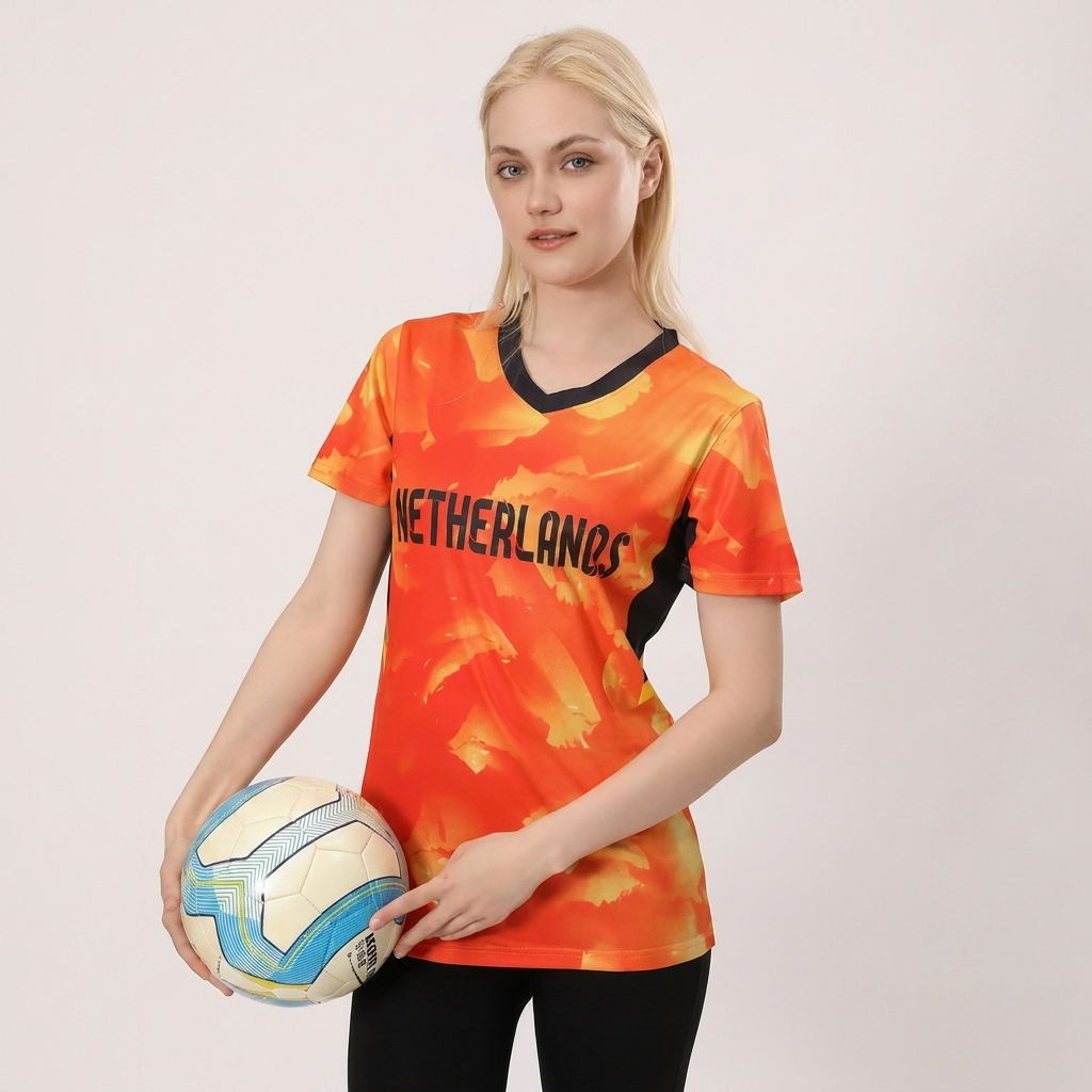 Casual dames voetbal T-shirt