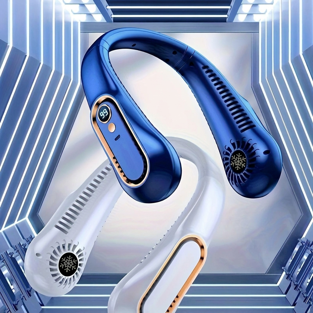 Draagbare USB nekventilator met 360°
