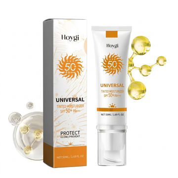 Getinte hydraterende zonnecrème met SPF