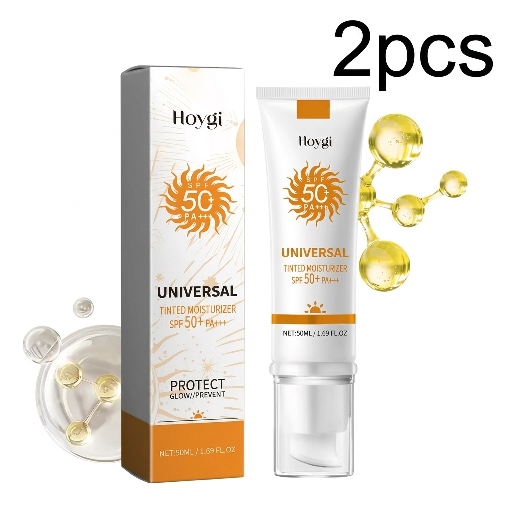 Getinte hydraterende zonnecrème met SPF