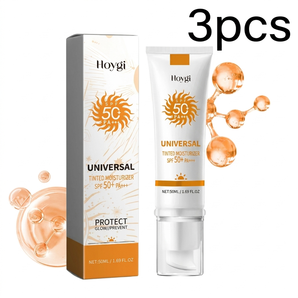 Getinte hydraterende zonnecrème met SPF