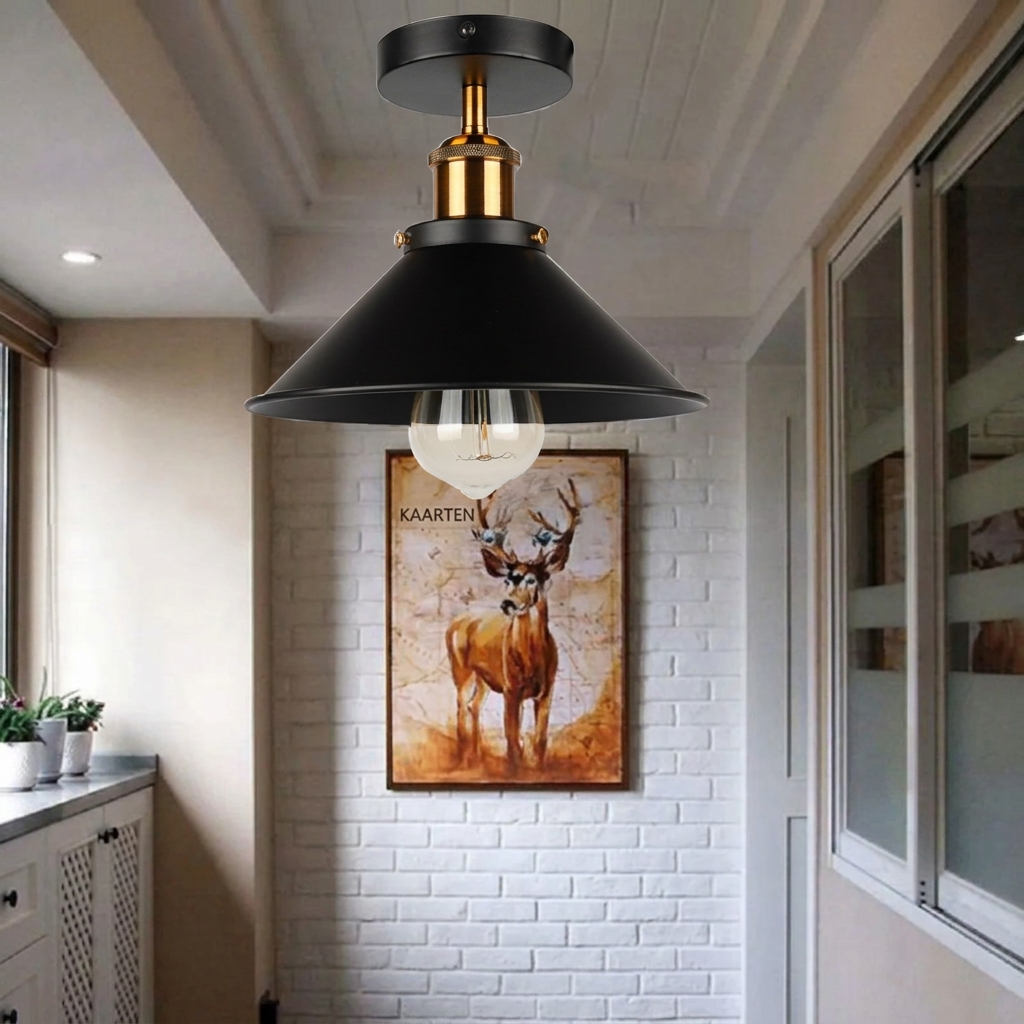 Plafondlamp in moderne Industriële Stijl