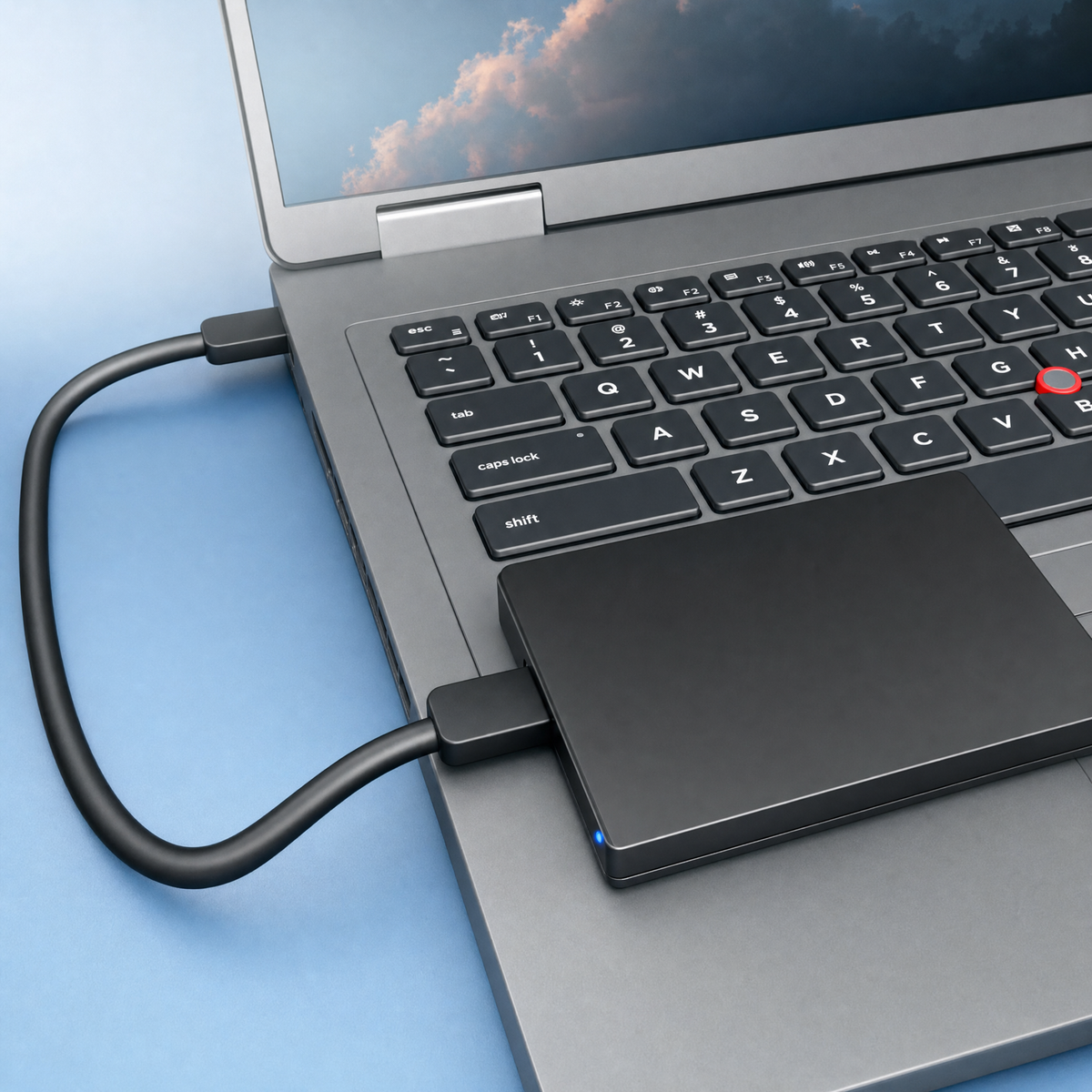 Externe SSD Ultra-Speed lichtgrijs