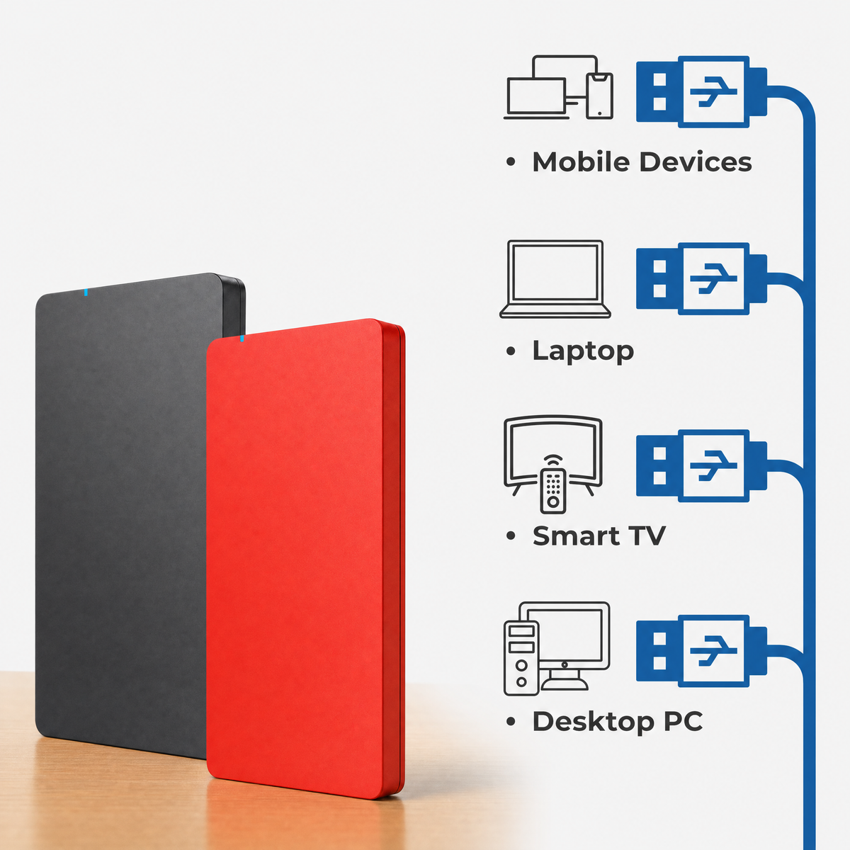 Externe SSD Ultra-Speed lichtgrijs
