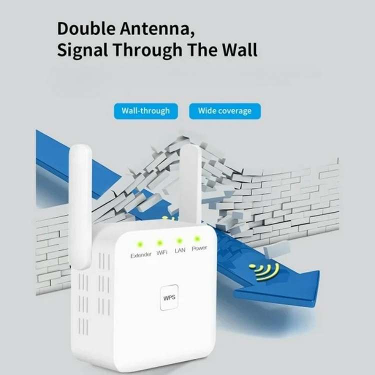 Wifi-versterker voor het stopcontact