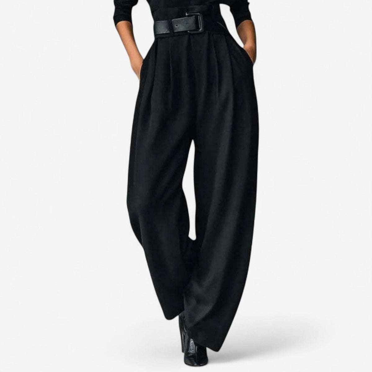 Jumpsuit met wijde pijpen en hoge taille voor dames