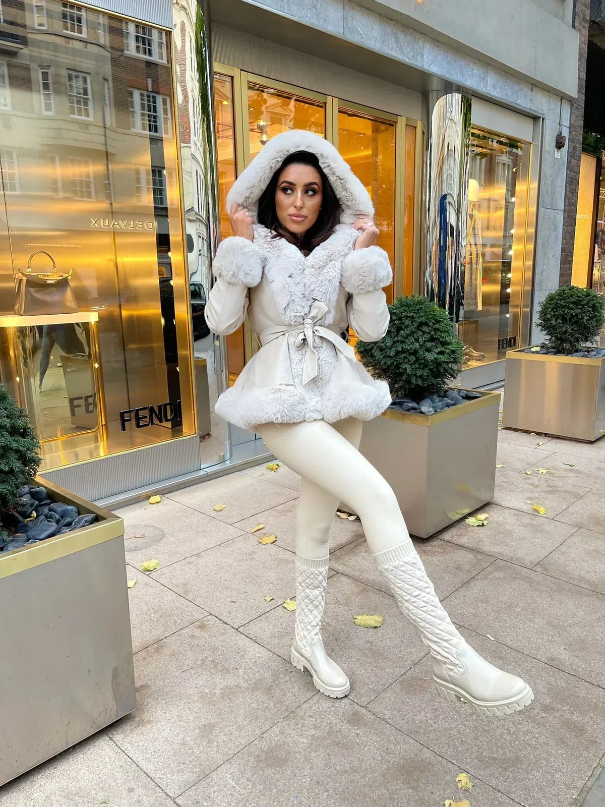 Winterjas met Capuchon Voor Dames - Christina