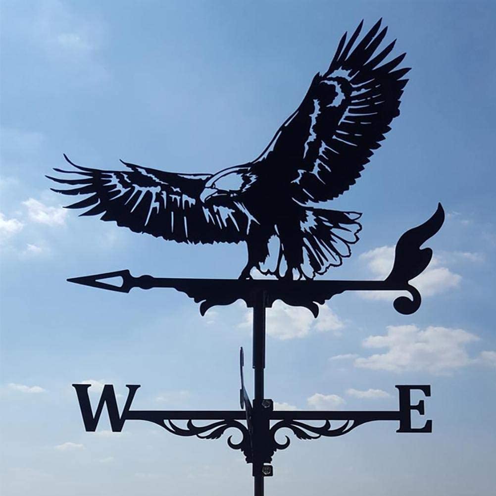 Metalen Windwijzer met Dierensilhouet voor Tuin- en Dakdecoratie